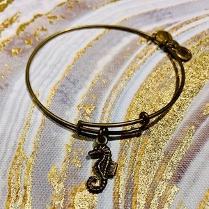 Alex and Ani 'Seahorse' Charm Bangle